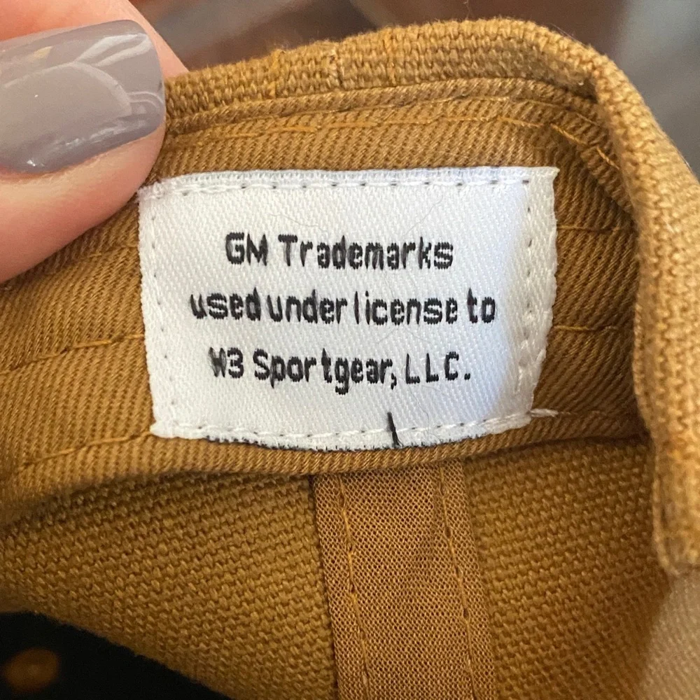 Chevrolet Tan Baseball Hat Cap
